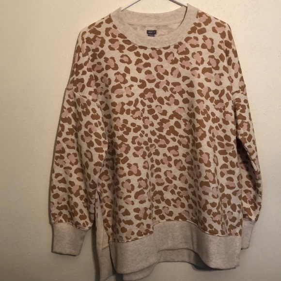 aerie Tops - Aerie oversized desert shirt animal print crewneck